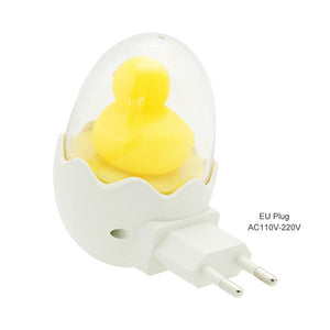 Yellow Duck LED Night Light Sensor Control Baby