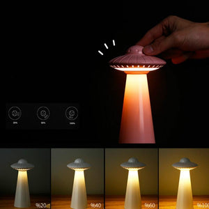 Dimmable Led Night Light UFO Table Lamp USB Rechargeable