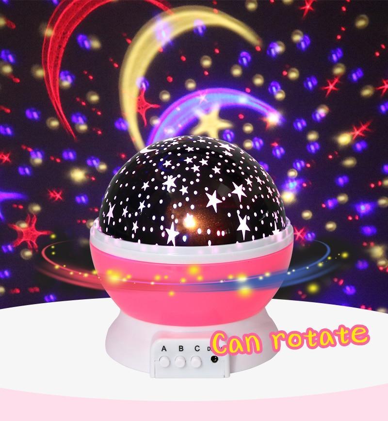 2 in 1 Starry Sky LED Night Light